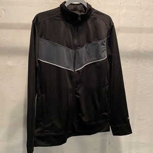Uni pro Mens zip up track jacket Size M Black